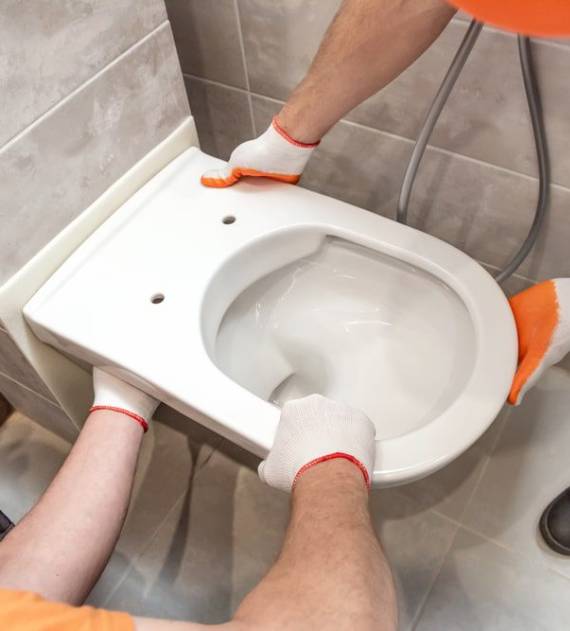 toilet install